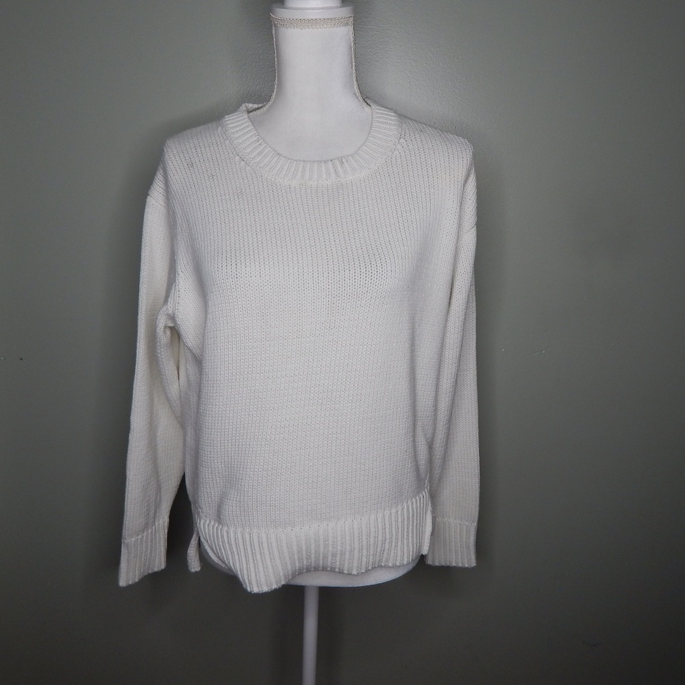 everlane women sweater sz x small cream